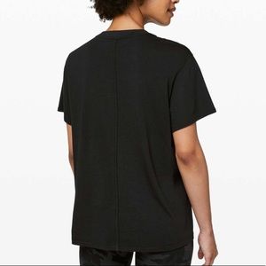 Lululemon All Yours Boyfriend Tee - Sz 2 - Black
